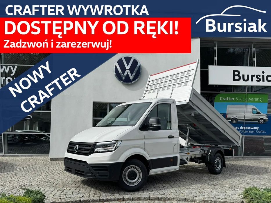 Volkswagen Crafter Wywrotka  Wywrotka Z Pojedynczą Kabiną