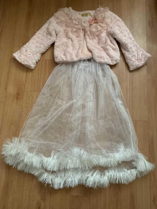 Фатіновий під'юпник і шубка для новорічного костюма