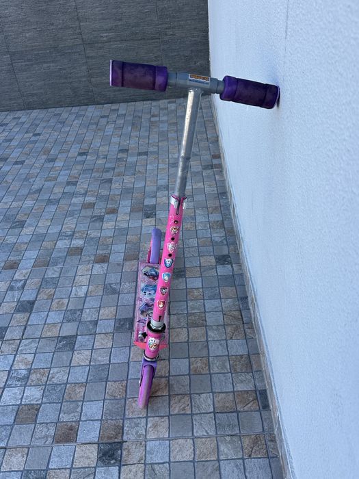 Trotinete criança rosa