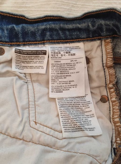 Calças Levi's de Mulher Skinny - W26 L32 - Ganga Azul