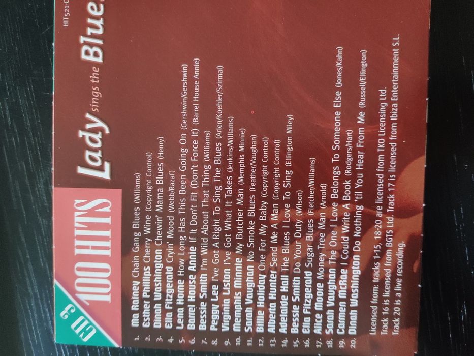 Pack de 5 CDs de blues no feminino