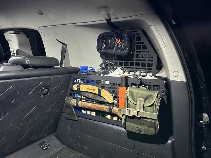 Toyota FJ Cruiser Панель на вікна багажника Органайзер молле Решітка