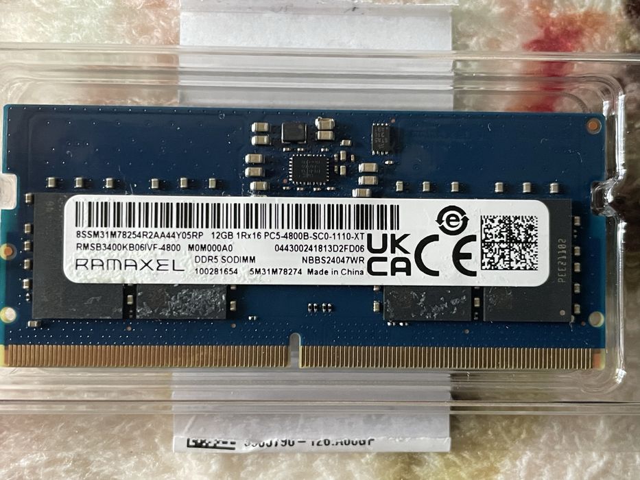 DDR5 12Gb Ramaxel 4800Mhz