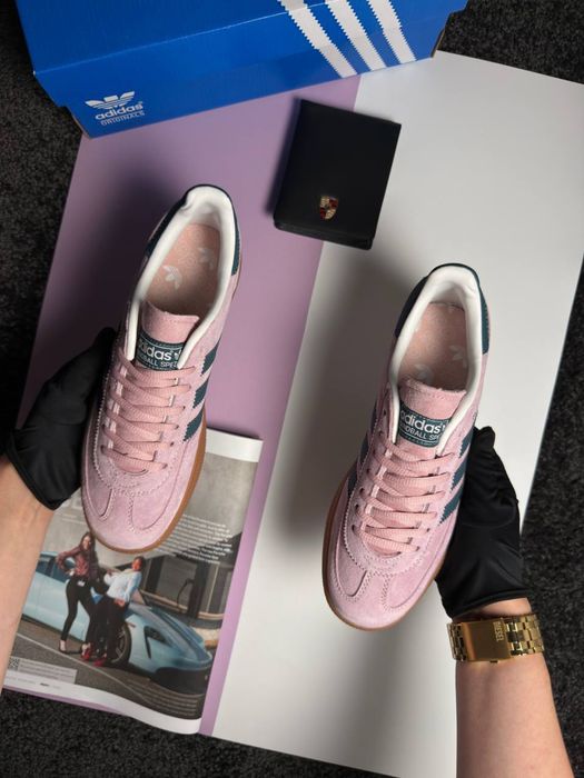 Жіночі кросівки адідас Adidas Handball Spezial W Clear Pink Navy