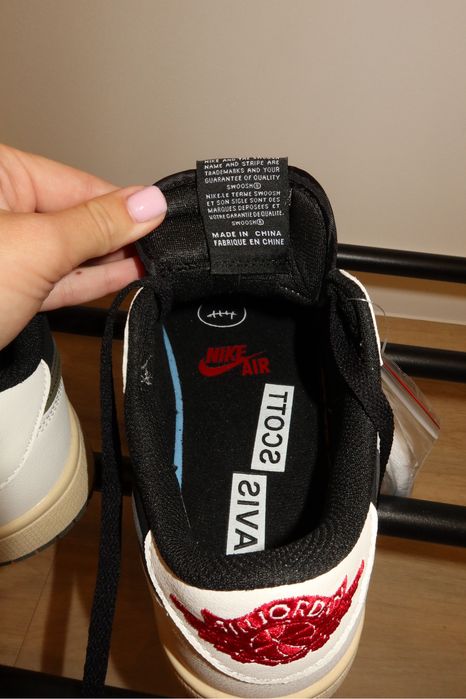 Шкіряні Кросівки nike air jordan 1 Retro Low OG SP Travis Scott Olive