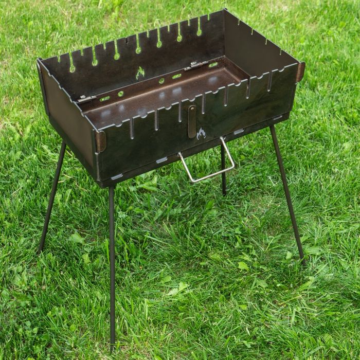 Мангал чемодан, мангал валіза 2мм ,3 мм. На 6,8,10,12 шампурів..