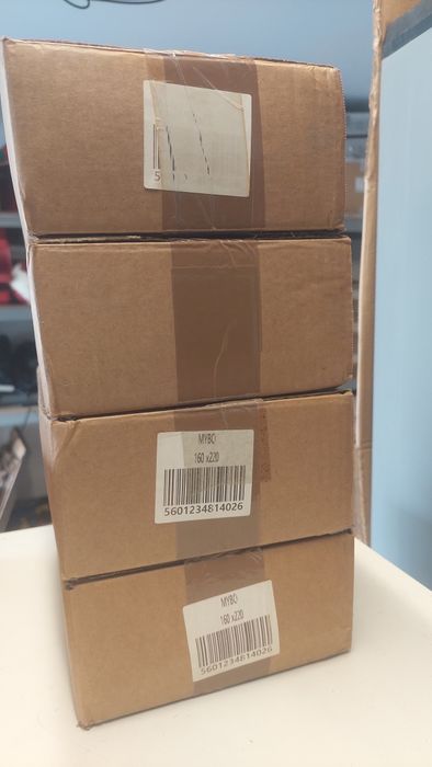 Lote de 6 Caixas de Sacos Transparentes com Fecho 160x220 mm