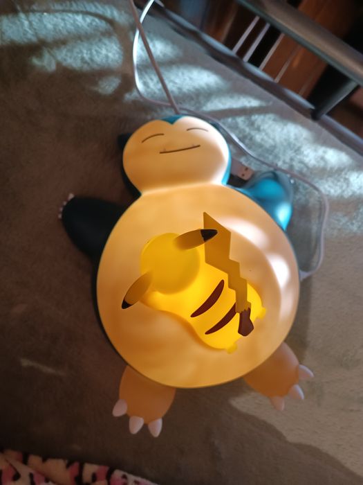 Luz Led Snorlax e Pikachu