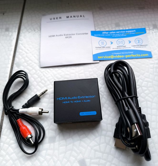 Ekstraktor Audio HDMI 4K Rozdzielacz Optyczny HDMI