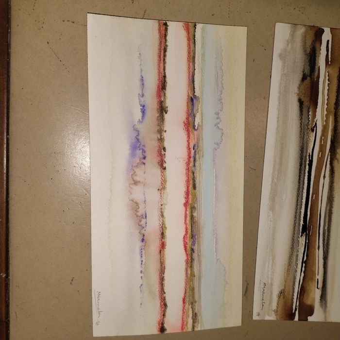 Pintora Maria Manuela Mendes da Silva Duas linhas de água