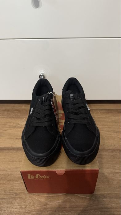 Lee Cooper trampki damskie czarne roz. 38 - 24 cm
