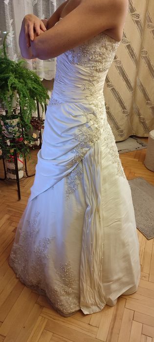 Suknia Ślubna Ecru Kiara Rozm 34/36