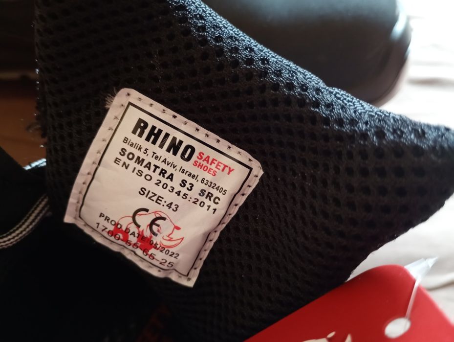 Рабочая обувь RHINO SOMATRA S3 SRC Safety Shoes Extrime Light