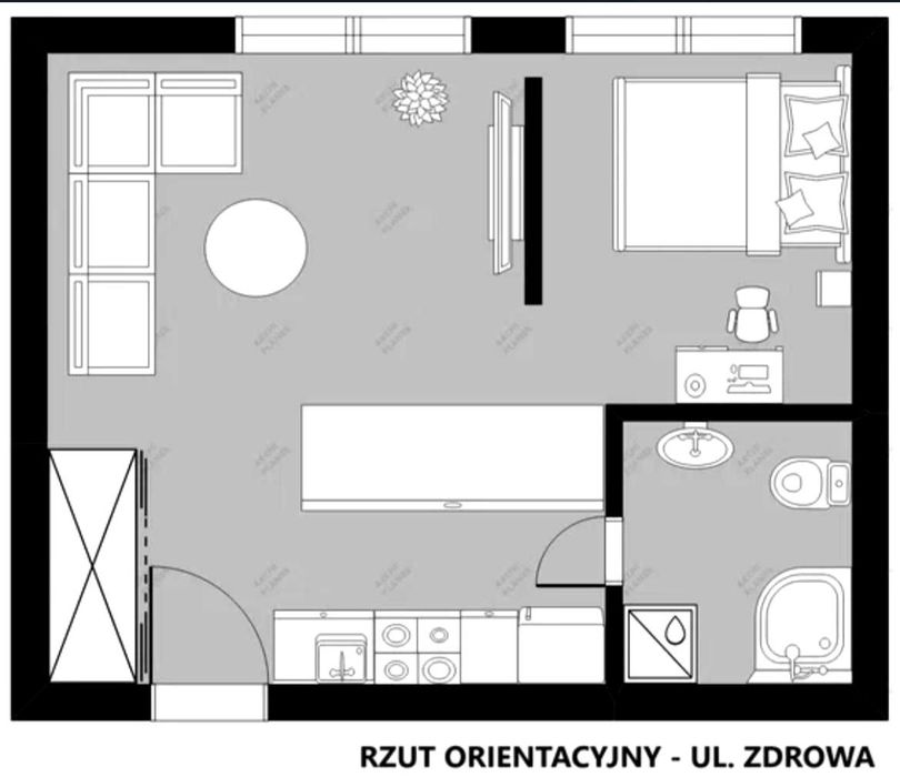 Kawalerka - Bezpośrednio - 25 m² - Doskonała lokalizacja - Widok 2