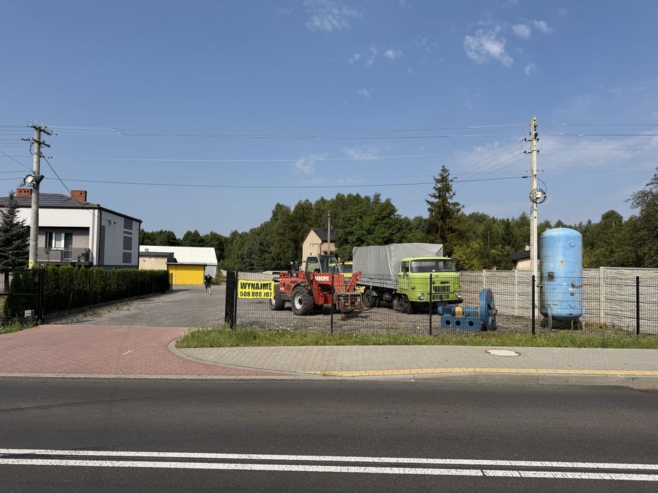 Wynajme utwardzony plac biuro hale