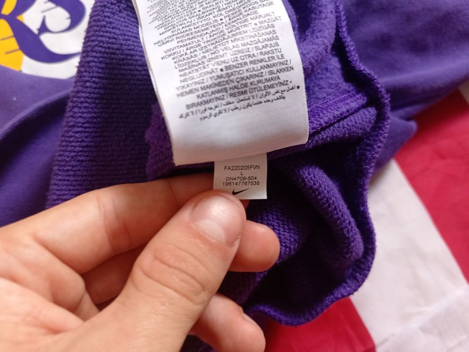 Bluza nike lakers Los Angeles Basketball