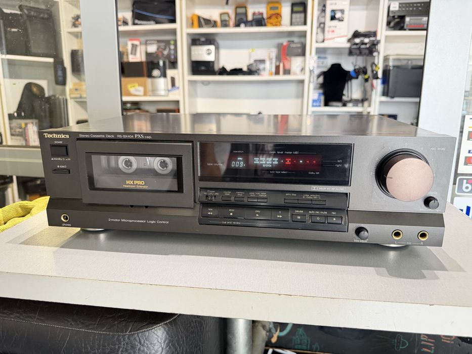 Odtwarzacz kaset magnetofonowych deck Technics RS-BX404 po wymianie pasków w pełni sprawny ładny stan