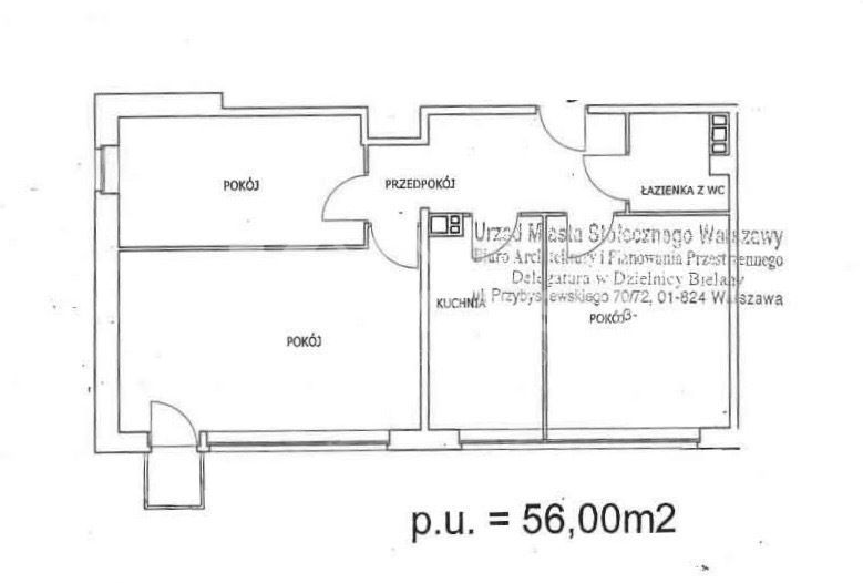 56 m² | 3 pokoje | rozkładowe | balkon | winda - Widok 5