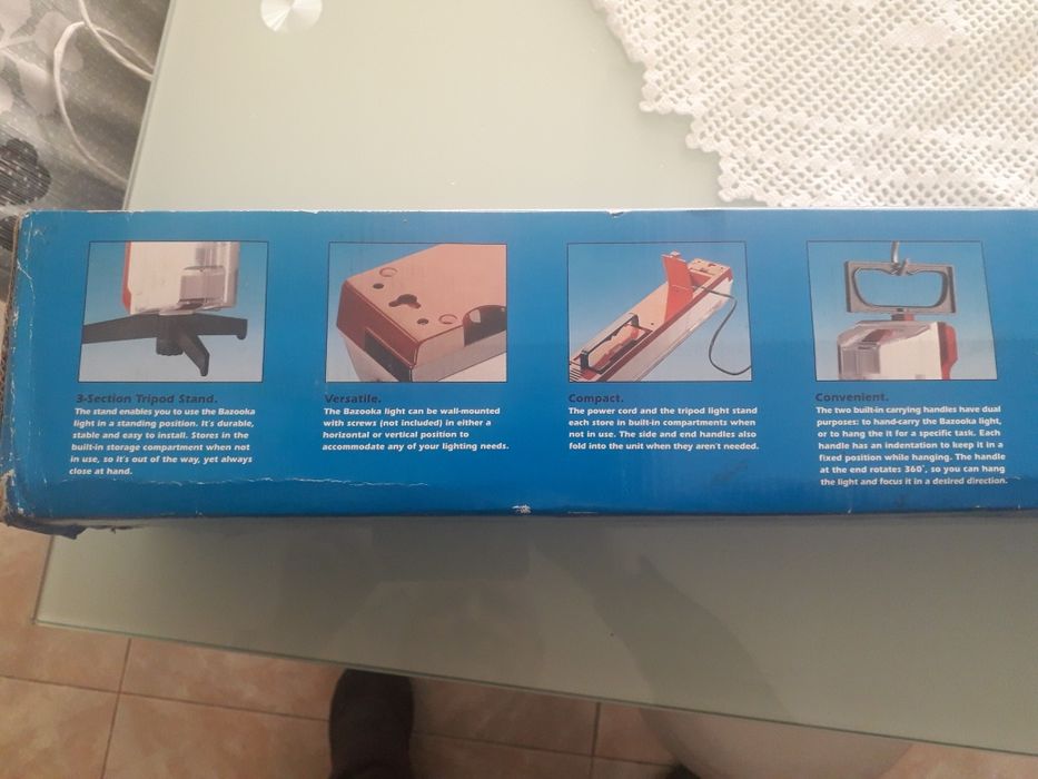 Lanterna Philips 100% NOVA e muito versátil.