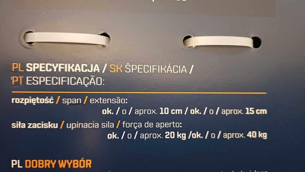 Zestaw ścisków automatycznych Niteo