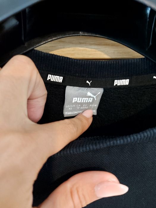 Puma czarna bluza Xs bawelniana 164 cm
