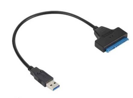 Кабель переходник SATA USB 3.0 для 2,5  жесткого диска SSD, HDD