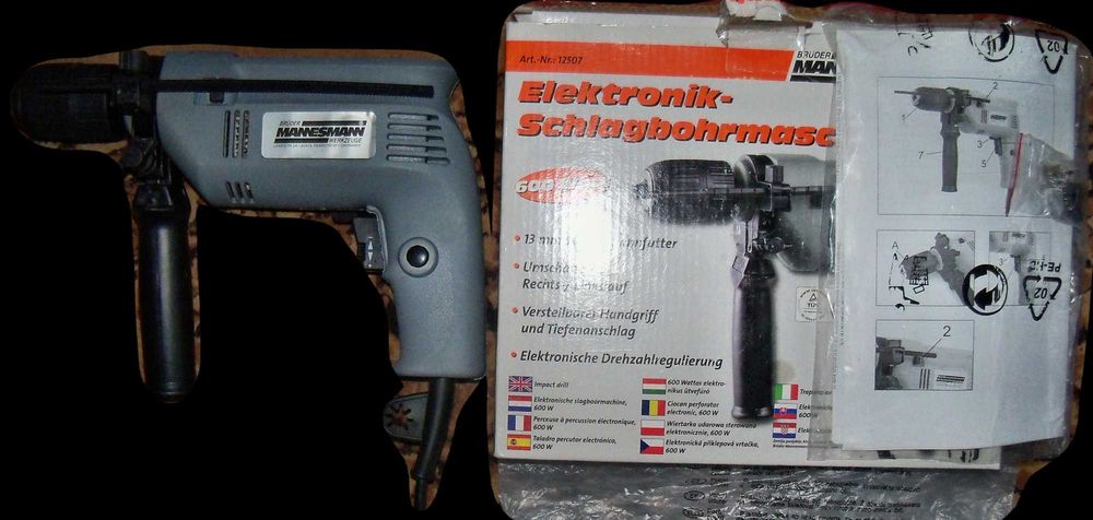 Електродрель MANNESMANN