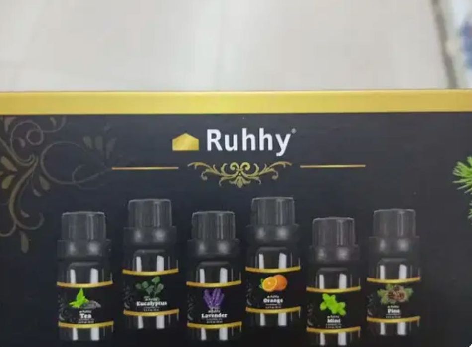 Conjunto de Óleos de Fragrância Naturais - 6 Aromas (10ml)