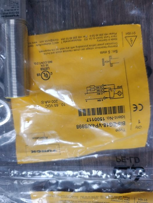 Індуктивний датчик TURCK BI5-EM18-VP4X/S998.