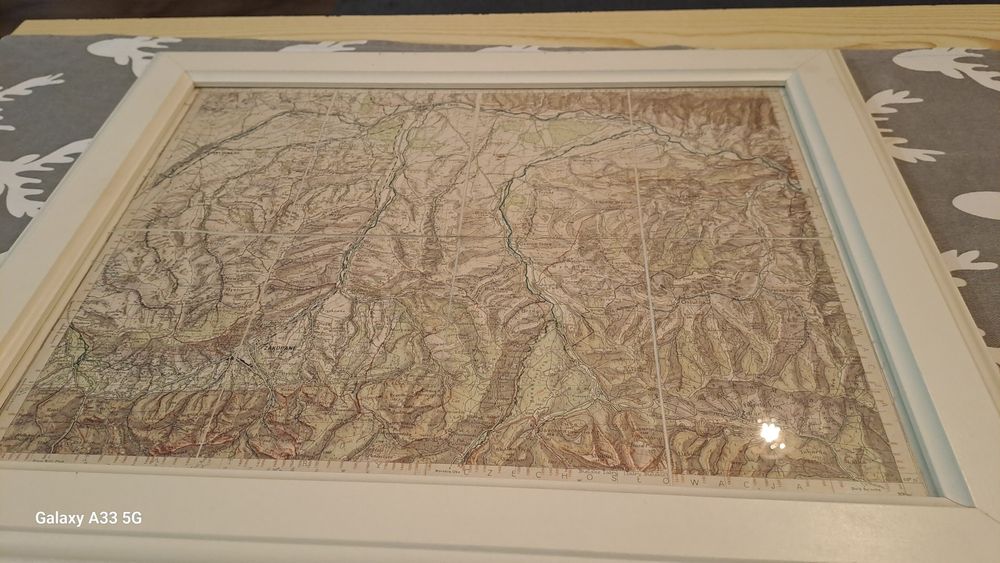 Stara mapa Zakopane Podhale Nowy Targ Rabka itd...