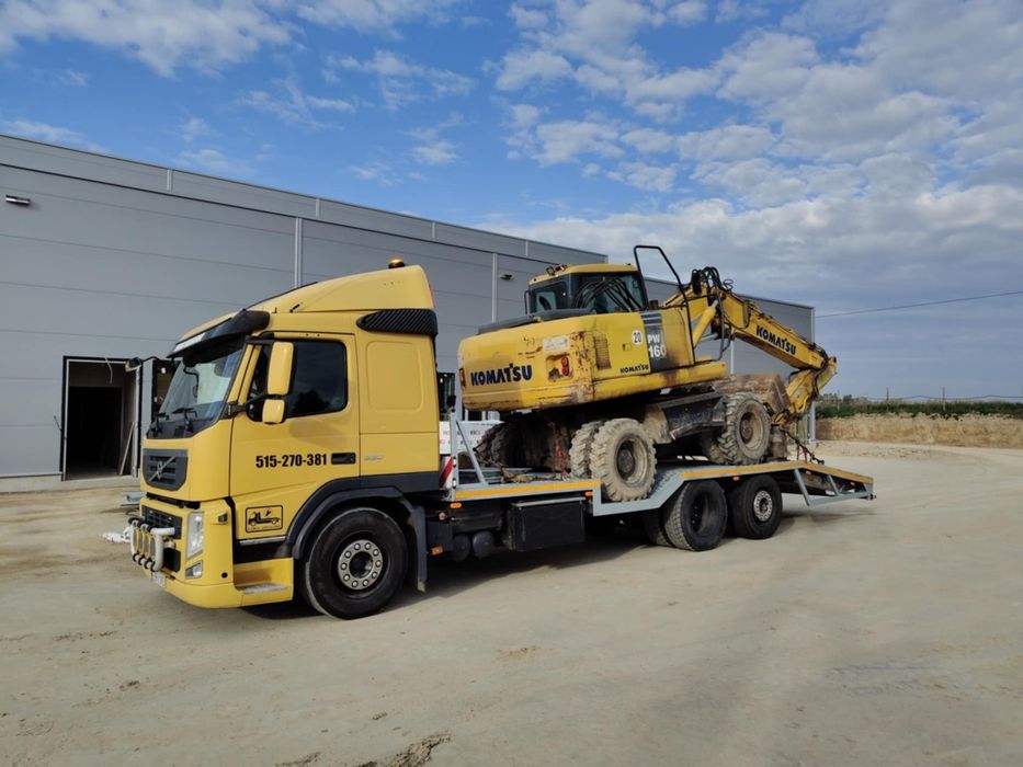 AutoLaweta Holowanie Laweta Transport maszyn ciągników wózków koparek