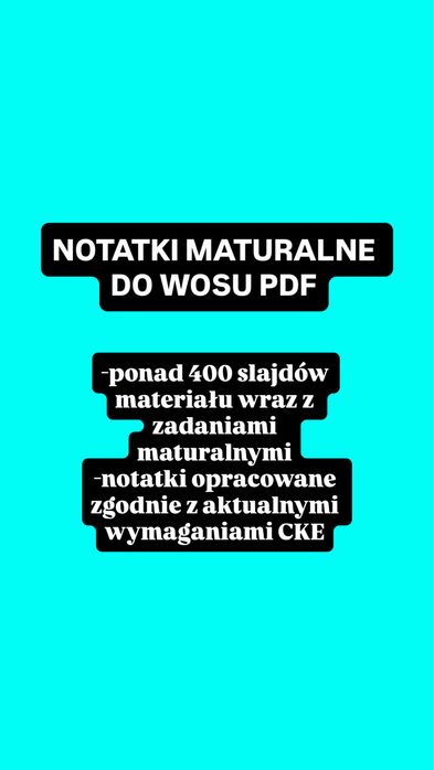 notatki maturalne wos pdf
