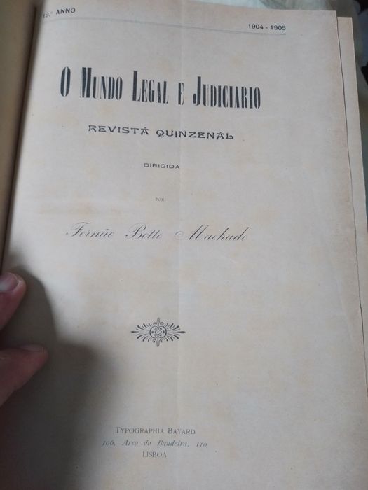 Livros de Direito Antigos muito raros e outros Desde 4E.