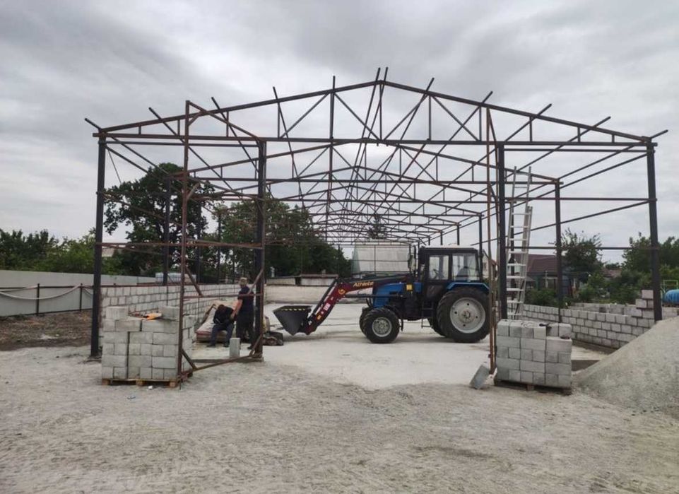 Зварювальні роботи Монтаж металоконструкцій Навіси, сходи, ангари