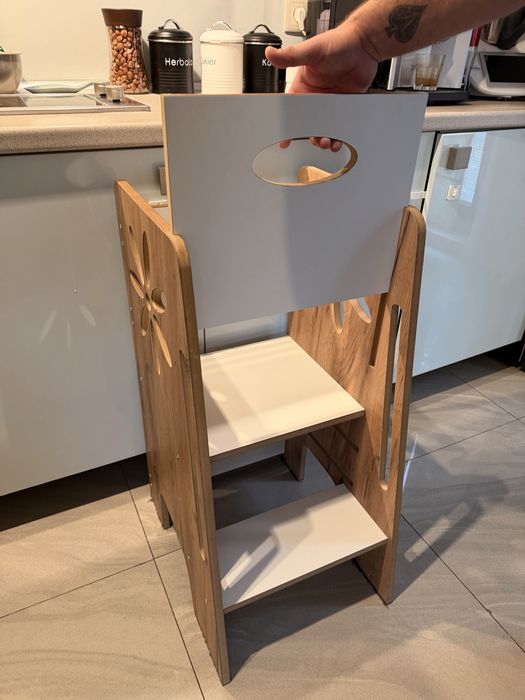 Kitchen helper - pomocnik kuchenny dębowo-biały KH-340