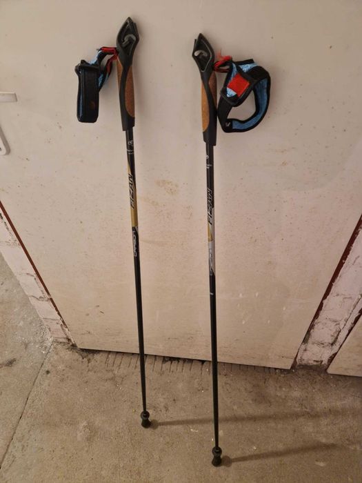 Kije nordic walking 115 cm Fizan carbonowe