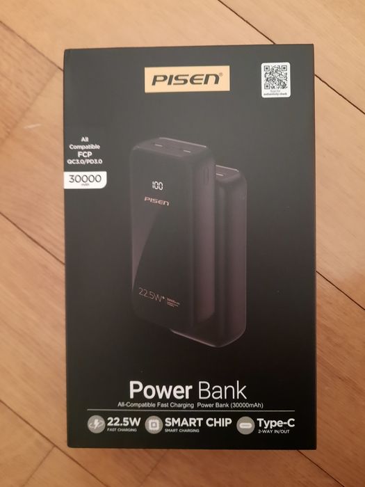 Павер банк Pisen 30000mAh 22.5w