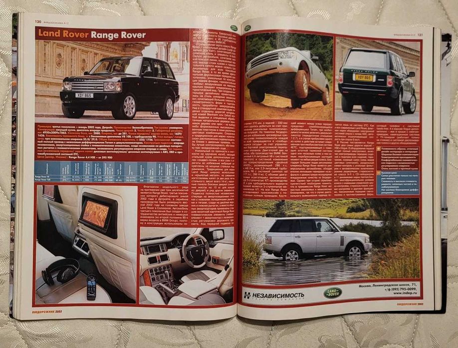 Автомобильний журнал, каталог Внедорожник 2005: 213 грн. - Книги