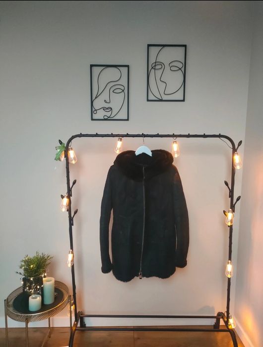 Kożuch damski skórzany naturalny