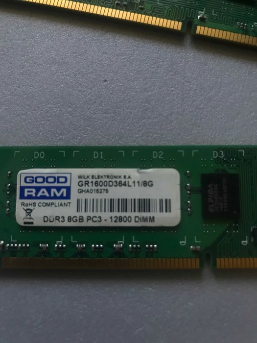 оперативная память Goodram GR1600D364L 11/8G