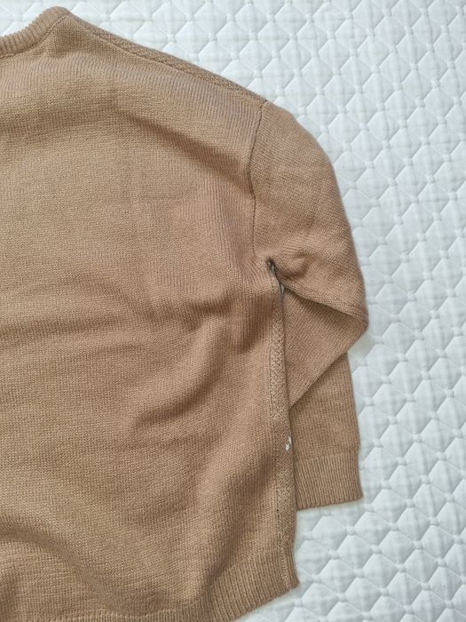 Sweter brązowy z H&M