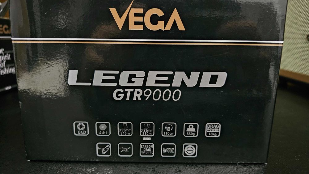 Carretos de Surfcasting Vega Legend GTR9000