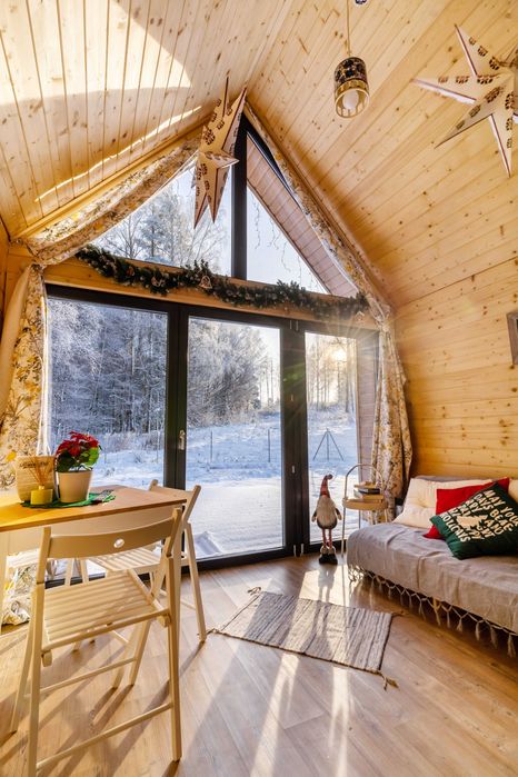 Domek nad jez. 6 os.- jacuzzi, pomost -  wolny termin na Trzech Króli