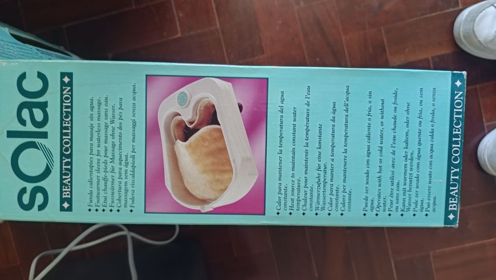 Hidro massajador de pés novo