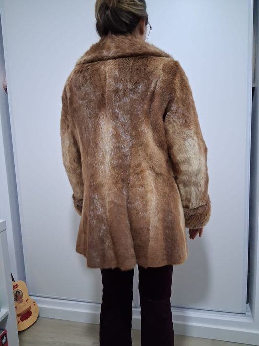 Casaco vison pele animal verdadeiro