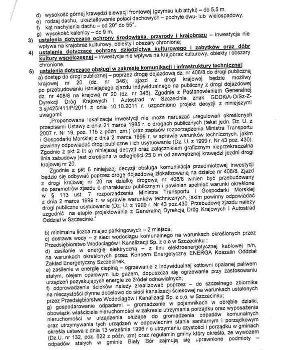 Biały Bór - Dalkowo sprzedam działkę budowlana - usługowa 1600m2