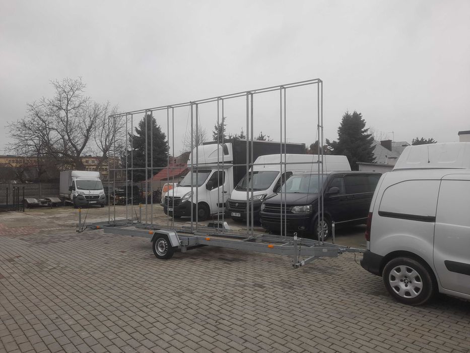 Przyczepa Reklamowa Reklama Fv23% Brutto 6mx3m Zarejestrowana