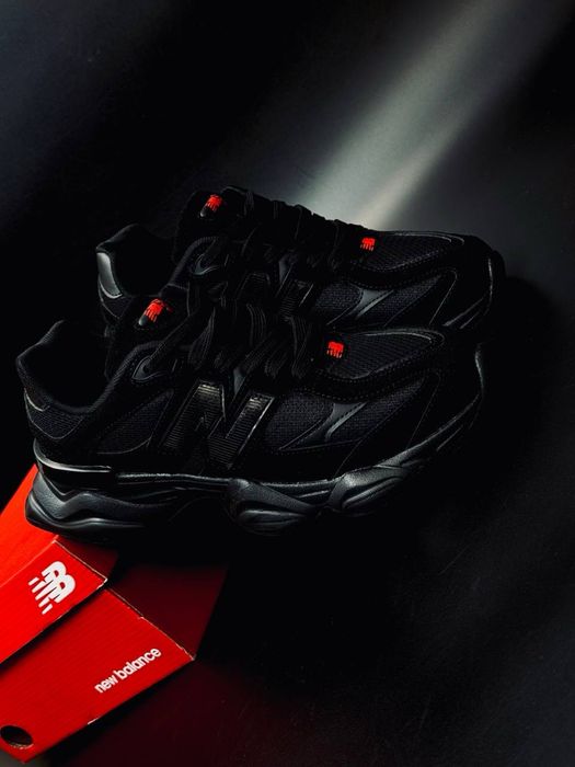 Кроссовки New Balance мужские Черные красовки new balance 9060 Кожаные кросовки нью беланс  универсальные кроссовки все размеры  newbalance ньюбеланс