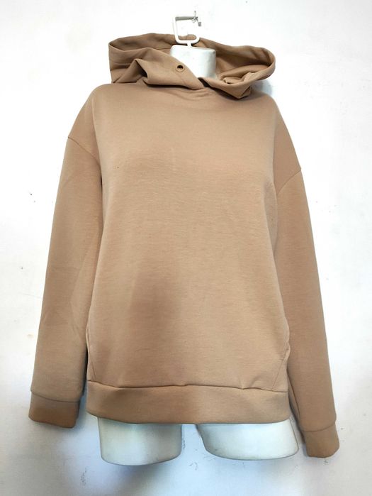 beżowa karmelowa bluza z kapturem oversize r. 36/38/40 Stradivarius