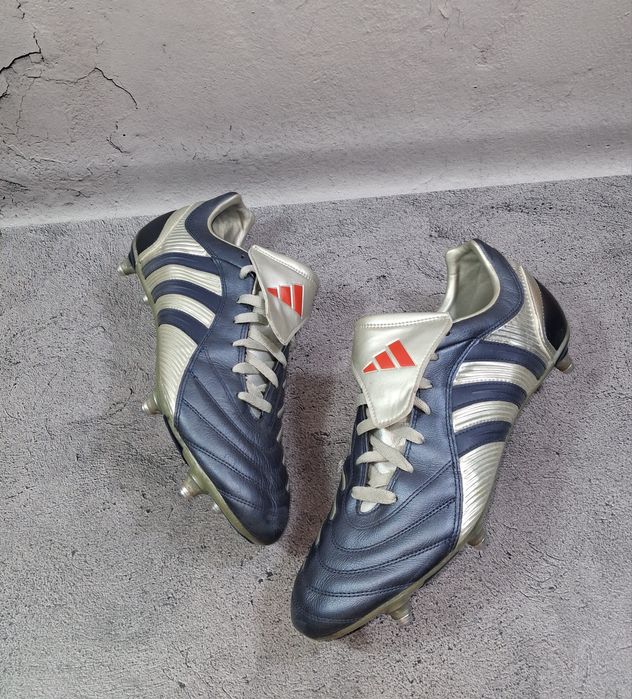Бутсы Adidas Predator Pulsado SG кожаные винтажные Predator Mania